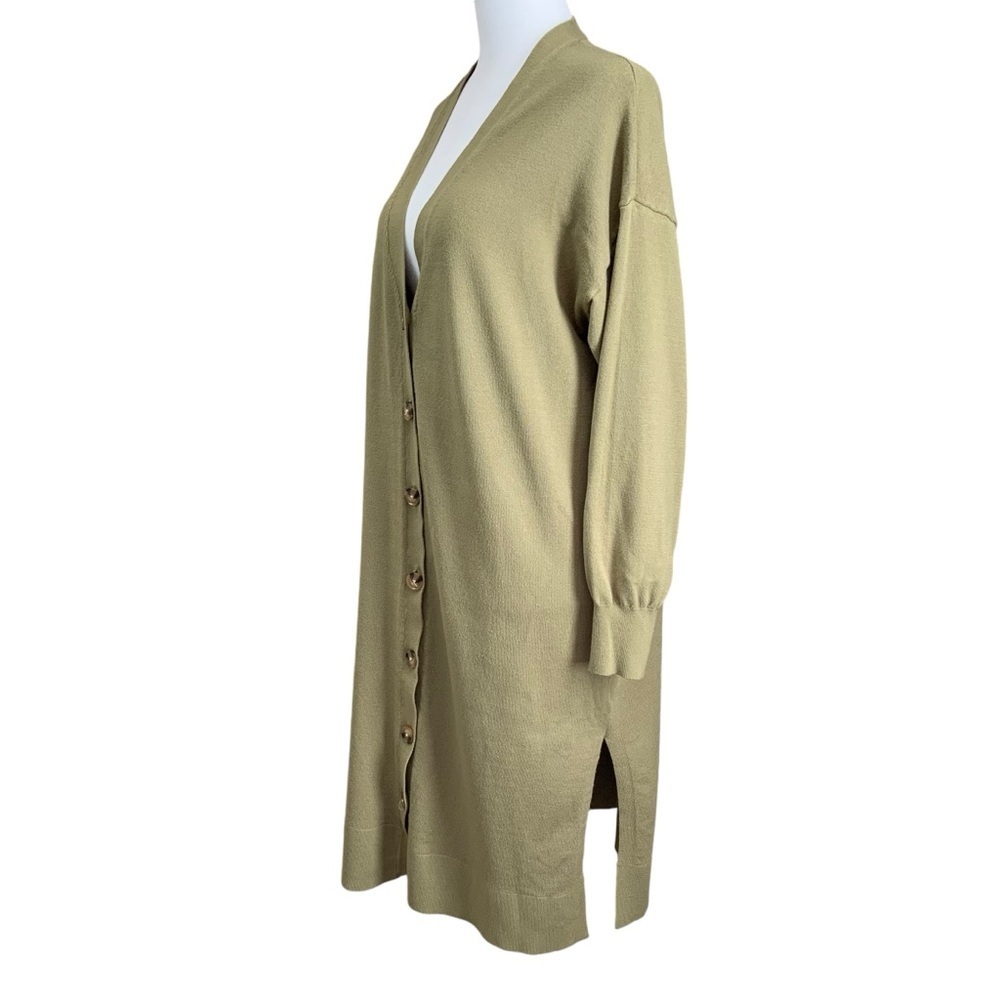 Magaschoni Longline Button Up Cardigan - Picture 5 of 13